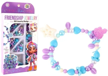 Akademia mody bransoletki przyjażni fioletowy - Pro Kids