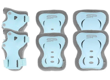 Zestaw ochraniaczy Shield r. L niebieski - Spokey