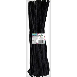 Druciki dekoracyjne 0,6x30cm czarne 50szt - Titanum