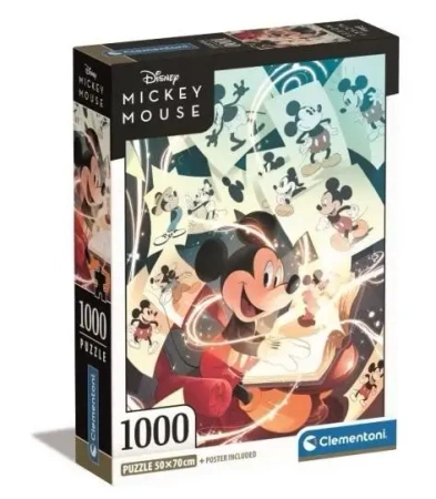 Puzzle 1000 Compact Mickey Mouse - Clementoni