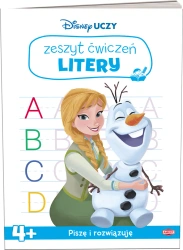 Disney uczy kraina lodu Zeszyt ćwiczeń Litery UDZ-9303 - opracowanie zbiorowe