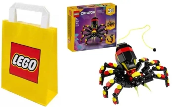LEGO CREATOR 31159 DZIKIE ZWIERZĘTA PAJĄK SKORPION WĄŻ + TORBA PAPIEROWA