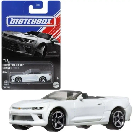 Matchbox Samochód 16 Chevy Camaro Convertible - Mattel