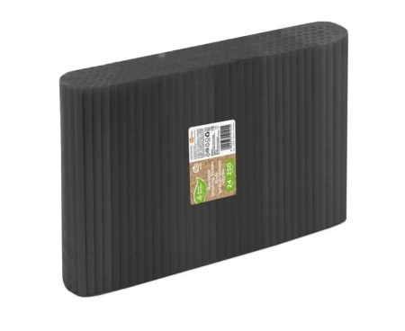 Rurki (słomki) wielorazowe czarne 9x240mm 250szt - Godan