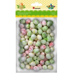 Jajka styropianowe 15x18mm 3 kolory 100szt - Titanum