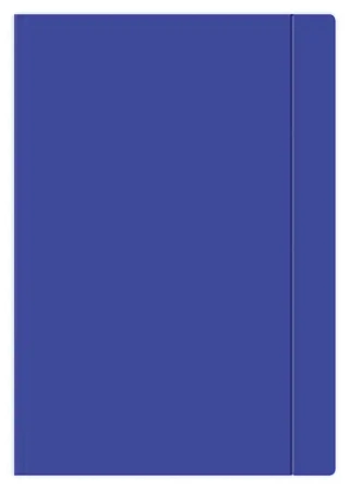 Teczka z gumką. A4+ granatowa. - Interdruk