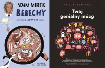 Twój genialny mózg + Bebechy, czyli ciało człowieka pod lupą PAKIET 2 - Adam Mirek