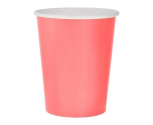 Kubeczki papierowe różowe 250ml 14szt - Godan