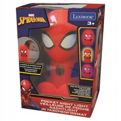 Lampka nocna 3D Spider Man Lexibook NLJ01SP