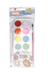 Farby akwarelowe Avengers 12 kolorów - Beniamin
