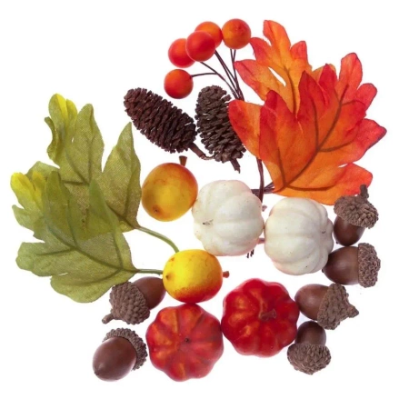 Elementy dekoracyjne jesień 19szt - Dalprint dpCraft