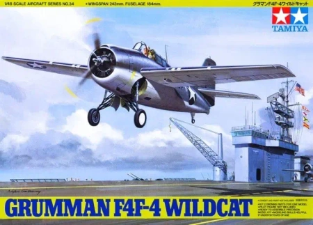 Model plastikowy Grumman F4F-4 Wildcat - Tamiya