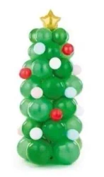 Bukiet balonów Choinka 65x161cm MIX - PartyDeco