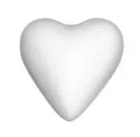 Styropianowe serce 6cm (12szt) - Brewis