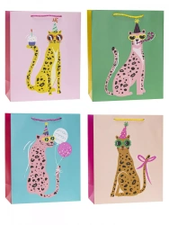 Torebka ozdobna 26x32x10cm party mix ROZETTE