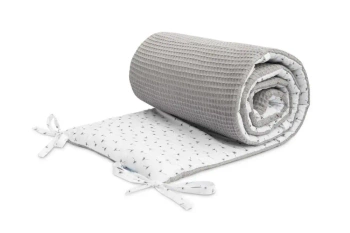 Ochraniacz do łóżeczka Wafel dmuchawce grafitowy - Sensillo