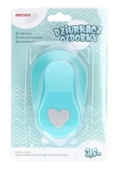 Dziurkacz ozdobny - Serce 3,8cm MIX - Brewis