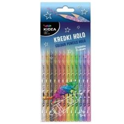 Kredki Holo 12 kolorów KIDEA - DERFORM