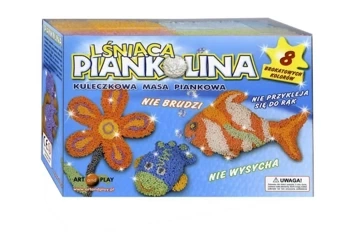 Piankolina lśniąca 8  brokatowych kolorów - Art. and Play