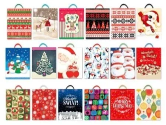 Torebka prezentowa Boże Narodzenie MIX - Pan Dragon