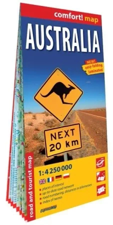 Comfort! map Australia 1:4 250 000 w.2025 - opracowanie zbiorowe