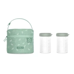 Pojemniki szklane ECO-friendly 2x250 ml z torbą izotermiczną - Żabka