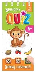 Magiczny quiz z małpką. Dotknij i sprawdź - Anna Podgórska