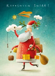 Karnet B6 BN zapachowy Mikołaj - Henry