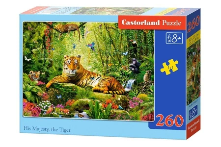 Puzzle 260 His Majesty, the Tiger CASTOR - Castorland