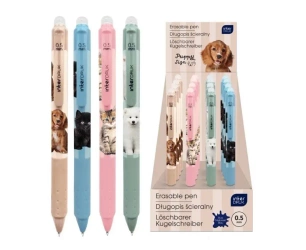 Długopis ścieralny auto z grip. Puppy Sign (24szt) - INTERDRUK