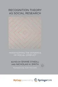 Recognition Theory as Social Research - Shane O'Neill