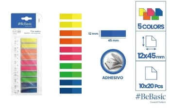 Zakładki indeksujące samoprzylepne - BeBasic