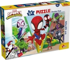 Puzzle dwustronne PLUS Spidey Let's Challenge - Lisciani