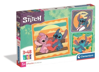 Puzzle 3x48 Super Kolor Stitch - Clementoni