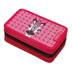 Piórnik 3-komorowy Cute Animals Zebra - Herlitz