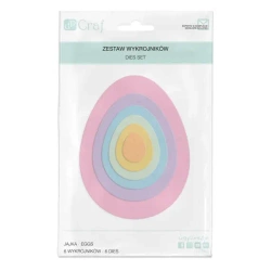 Zestaw wykrojników - Jajka 6szt - Dalprint