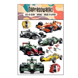 Naprasowanki Termo Naklejki na Ubrania Wyścigówki - Cass film