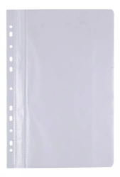 Paczka skoroszyt A4 Office Products PP miękki wpinany biały 25 sztuk