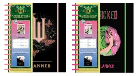 Planer na spirali 74K Wicked z naklejkami mix - Beniamin