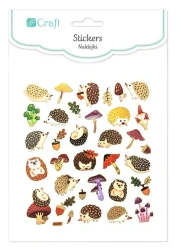 Naklejki jeże 34szt - Dalprint dpCraft