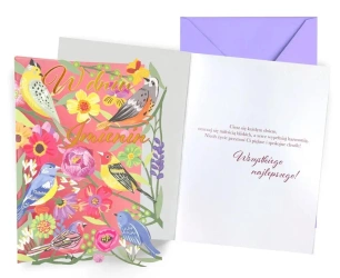 Karnet Imieniny - Kukartka