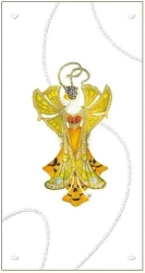 Karnet 12x23cm + koperta Wróżka - DaVinci