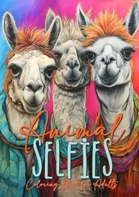 Animal Selfies Coloring Book for Adults - Publishing Monsoon