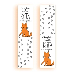 Zakładka kartonowa Masz kota w książce - Molom