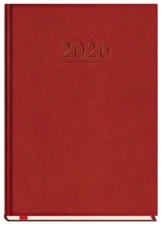 Terminarz 2026 A5 tygodniowy Popularny bordowy - Michalczyk i Prokop