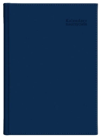 Kalendarz naucz. 2025/26 A5 tyg. Vivella granat - praca zbiorowa