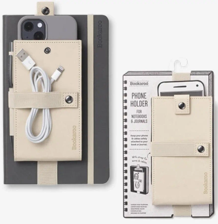 Bookaroo Phone Holder kremowy uchwyt na smartfon - IF