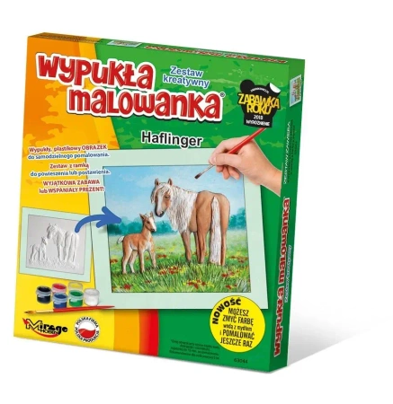 Wypukła malowanka Konie - Haflinger - Mirage Hobby