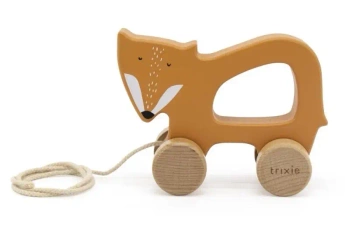 Drewniana zabawka do ciągnięcia Lis - Trixie Baby