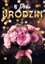 Karnet B6 3D Urodziny - Armin Style